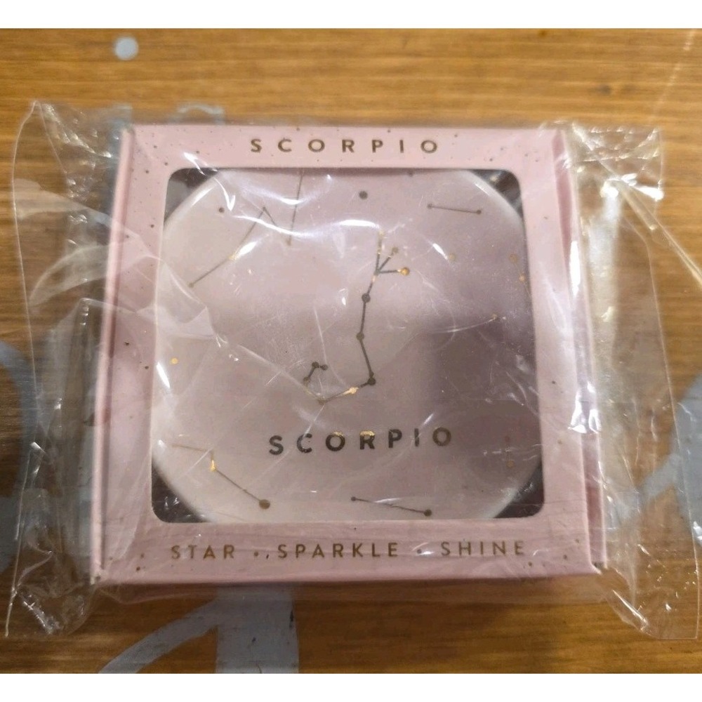 NEW Lucky Feather Zodiac Ring Dish for Women – Glazed‎ Ceramic Jewelry Pink Tray
